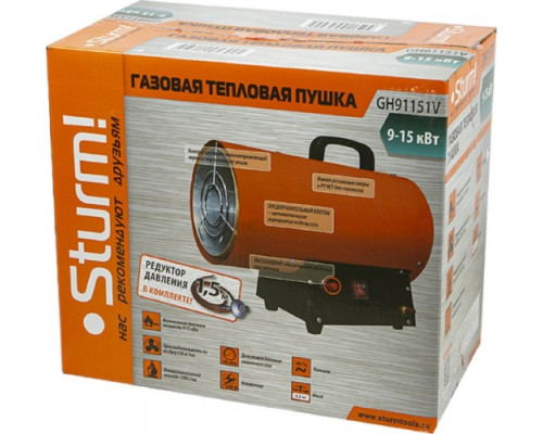 Тепловая пушка газовая Sturm GH91151V