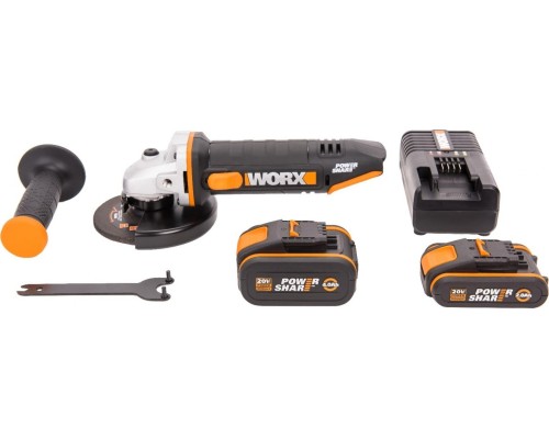 Угловая шлифмашина аккумуляторная WORX WX803