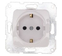 Розетка Kranz DEA-P DEA 1-ая с/з с/у 16а мех. бел KR-78-0211