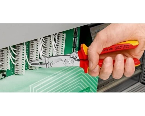 Клещи электромонтажные KNIPEX 1382200SB 200 мм [KN-1382200SB]