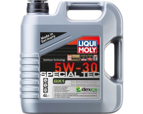 Масло моторное LIQUI-MOLY SAE 5W30 Special Tec DX1 4 л 20968 синтетическое [20968]