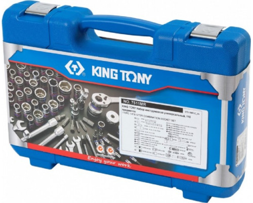 Набор инструментов KING TONY 7511MR, 110 предметов