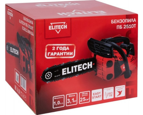Бензопила ELITECH ПБ 2510Т 205451