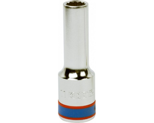 Головка двенадцатигранная 11 мм с посадкой 1/2" KING TONY 423011M