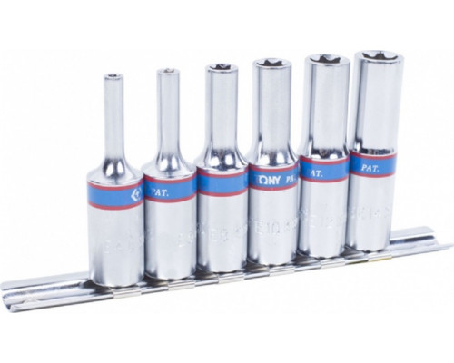 Набор головок 3/8" KING TONY 3116PR, 6 предметов
