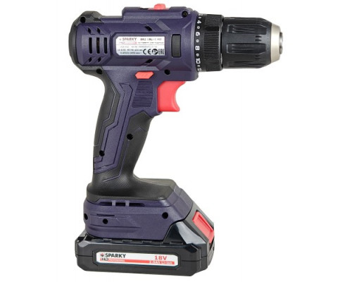 Дрель-шуруповерт аккумуляторная SPARKY BR2 18Li-C HD 14000195157 купить с доставкой и официальной гарантией