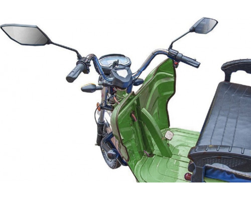 Трицикл грузовой электрический RUTRIKE Вояж К 1300 60V800W Зеленый-2643 023964-2643 купить с доставкой и официальной гарантией