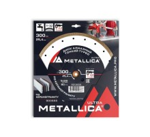 Алмазный диск для резки гранита METALLICA Ultra 300x25,4 мм, H=10 мм тонкий турбо [900666]