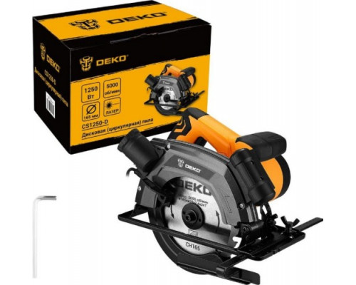 Пила циркулярная сетевая DEKO CS1250-D 165мм 083-1100 купить с доставкой и официальной гарантией
