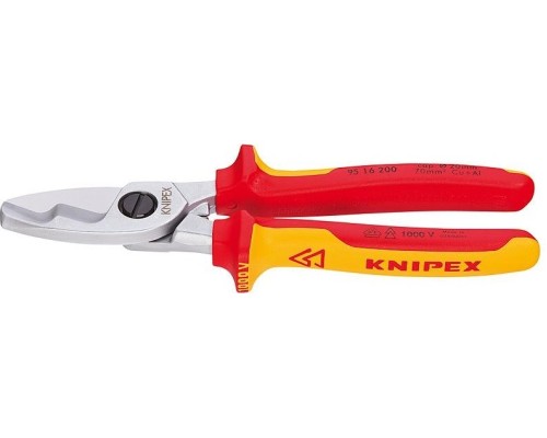 Ножницы для резки кабеля диэлектрические KNIPEX 9516200 1000 V, 200 мм [KN-9516200]