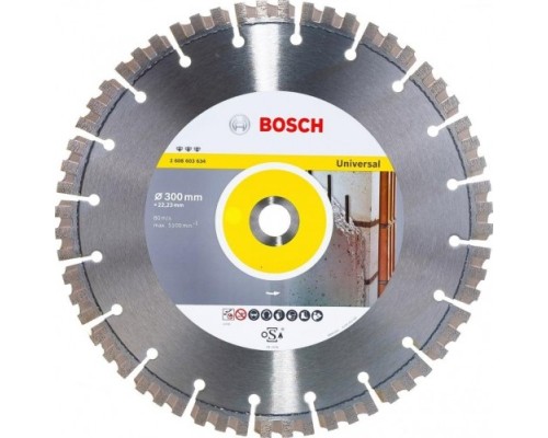 Алмазный диск универсальный BOSCH 300-22,23 мм Best for Universal [2608603634]