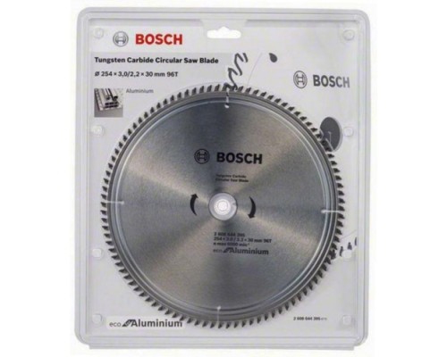 Пильный диск по алюминию BOSCH 254х96х30 Eco for Aluminium [2608644395]