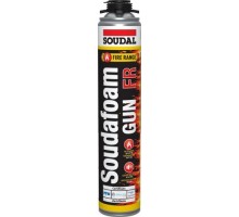 Пена монтажная SOUDAL SOUDAFOAM FR GUN профессиональная, пожаростойкая (750 мл) 132780 [132780]