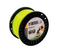 Леска триммерная Denzel FLEX CORD зубчатый квадрат, 2,4 мм х 172 м. 96804