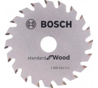 Пильный диск по дереву BOSCH  85х20х15 STANDART WOOD 2608643071