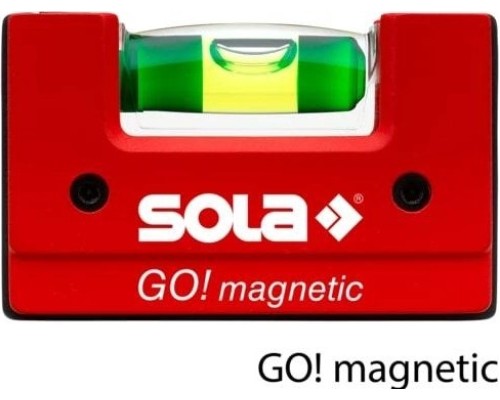 Уровень строительный SOLA GO! Magnetic компактный, магнитный [01621101]