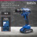 Дрель-шуруповерт аккумуляторная OASIS ASU 18V Pro [4640130907815]