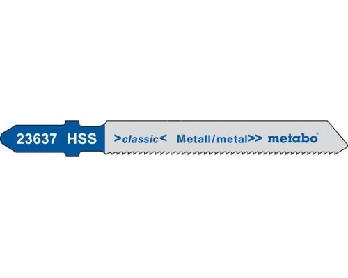 Пилки по металлу METABO T118G 51х0,7мм HSS (5шт.) [623636000]