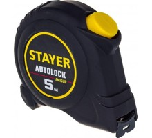 Рулетка STAYER АutoLock 5 / 19мм с автостопом [2-34126-05-19_z02]