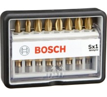 Набор бит BOSCH из 8 шт. Max Grip 2607002570
