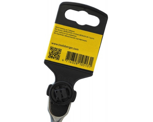 Трещотка BERGER BG2427 1/4 дюйма, 72 зуба, 150 мм