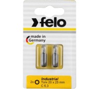 Бита для заворачивания FELO 02640036 torx 40x25, серия industrial, 2 шт в блистере
