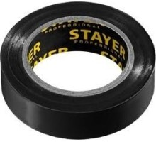 Изолента STAYER Protect-10 пвх, не поддерживает горение, 10м (0,13х15 мм), че [12291-D_z01]