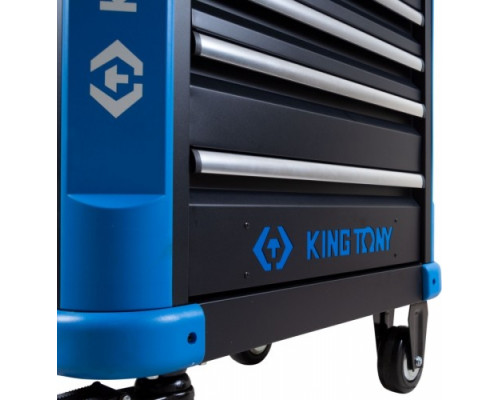 Тележка инструментальная KING TONY 87G31-7B-BK, 7 полок