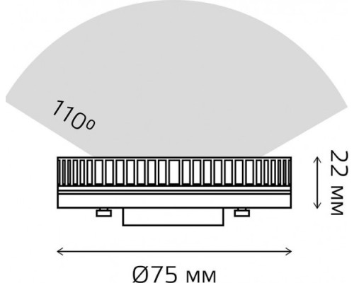 Лампа светодиодная GAUSS GX53 elementary 11w 830lm 4100k led [83821]