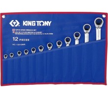 Набор комбинированных ключей с трещоткой KING TONY 12212MRN 12 предметов