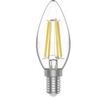 Лампа светодиодная GAUSS Свеча basic filament 4,5w 420lm 4100к е14 led [1031215]