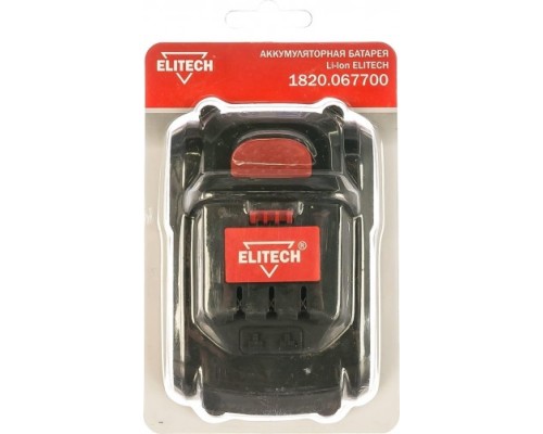 Аккумулятор ELITECH 18,0V 4.0 Ач Li-Ion 1820.067700 [188830]