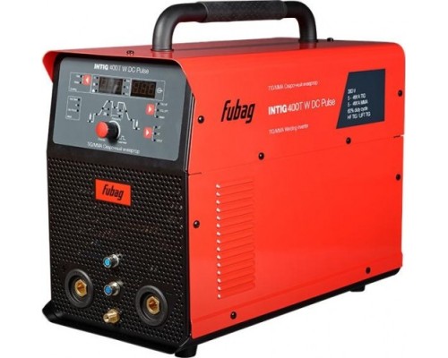 Сварочный инвертор FUBAG INTIG 400 T W DC PULSE (31454) + горелка fb tig 400w 4m (31876) + переход [31454.3]