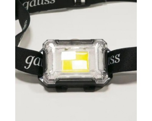 Фонарь GAUSS GFL304 налобный 3w 180lm 3xaaa led [GF304]