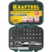 Набор бит KRAFTOOL EXPERT 26157-H33 с мини трещоткой 1/4