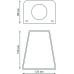 Светильник садово-парковый GAUSS Sigma настенный архитектурный, 2xgu10, 125*88*156mm [GD164]