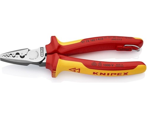 Инструмент для обжима контактных гильз KNIPEX 9778180T [KN-9778180T]