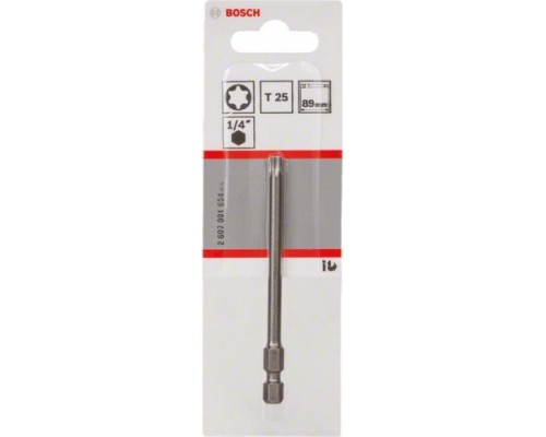 Бита для заворачивания BOSCH Extra Hard 89 мм T25 [2607001654]