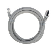 Патч-корд REXANT 02-0210-3 F/UTP, CAT 6, RJ45-RJ45, 26AWG, LSZH, серый 3м