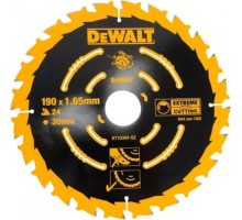 Пильный диск по дереву DeWALT 190х24тх30 мм. Extreme DT10304-QZ [DT10304-QZ]