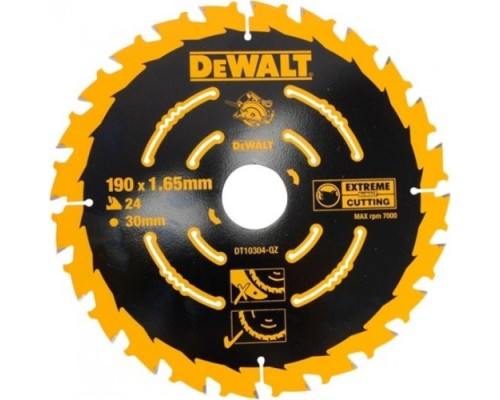 Пильный диск по дереву DeWALT 190х24тх30 мм. Extreme DT10304-QZ [DT10304-QZ]