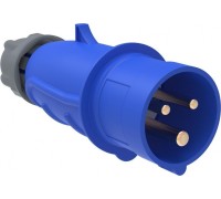 Вилка электрическая кабельная IEK Magnum ССИ-023 32а 2p+pe 220в ip44 PSN01-032-3