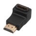 Переходник штекер REXANT 17-6805 HDMI-гнездо HDMI, угловой