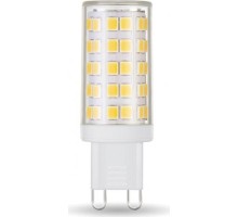 Лампа светодиодная GAUSS G9 g9 ac185-265v 5w 520lm 4100k керамика led [107309205]