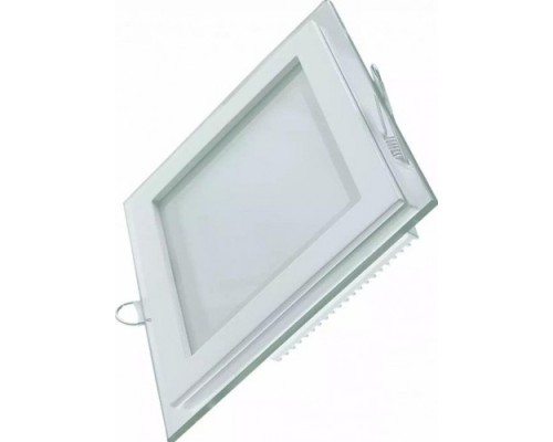 Потолочный светодиодный светильник GAUSS Glass квадрат 18w 1390lm 3000k с дек стек led [948111118]