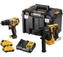 Набор аккумуляторного инструмента DeWALT DCK 2102 L2T (DCD706+DCH072)