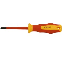 Отвертка диэлектрическая PHILIPS Sturm 1040-17-PH1-80 эрго ручка, ph1х80мм