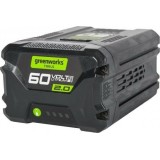 Аккумулятор GREENWORKS 60.0V 2,0 Ач Li-ion G60B2 (2918307) 2918307