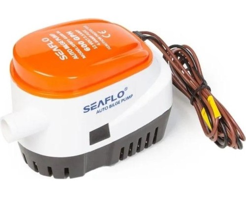 Помпа водооткачивающая SEAFLO трюмная, автоматическая, 12V 600 галлон/час, патрубок 19 мм [SFBP1-G600-06]