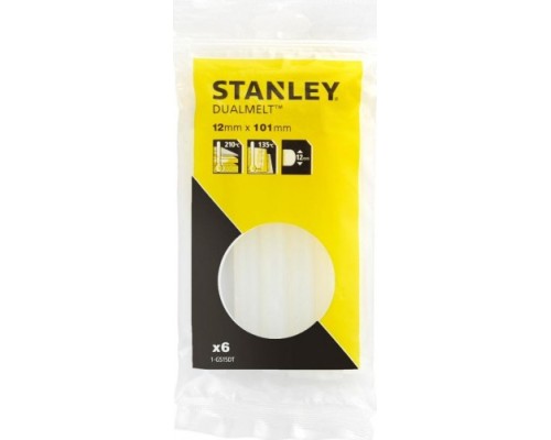 Клеевой стержень STANLEY 12 x 101 мм x 6 шт 1-GS15DT